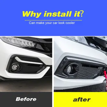 6 best sales כיסוי פנס ערפל סיוויק - №5