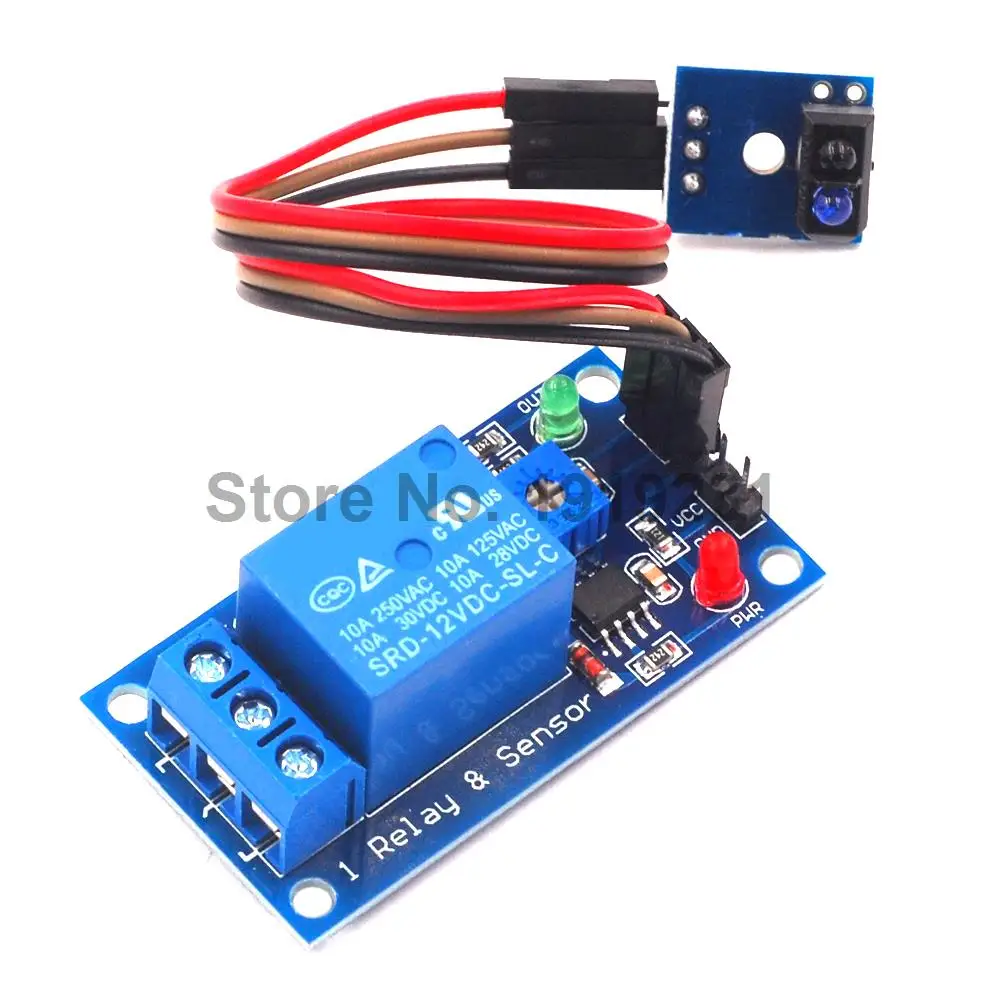 1PCS 1 Channel Tracing Relay Sensor Module 12V with Tracking Board