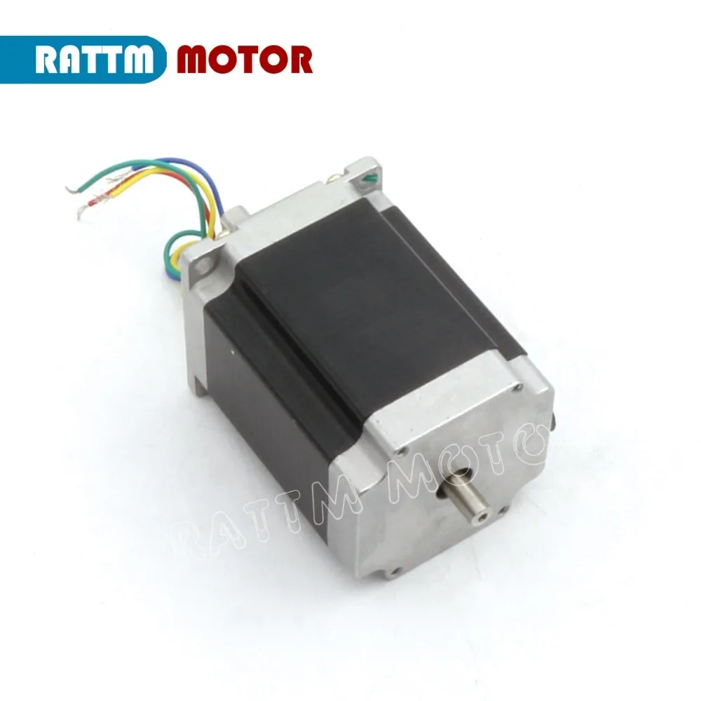 NEMA23 stepper motor 270Oz-in Dual shaft 3A 76mm length 4 Leads for 3D printer / CNC Router Engraving Milling Cutting Machine