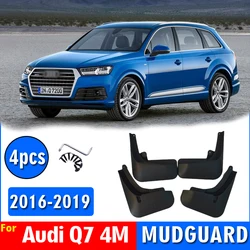 FOR Audi Q7 4M 2016 2017 2018 2019 Mudguard Fenders Mud Flap Guards Splash Mudflaps Car Accessories Auto Styline Front Rear 4pcs