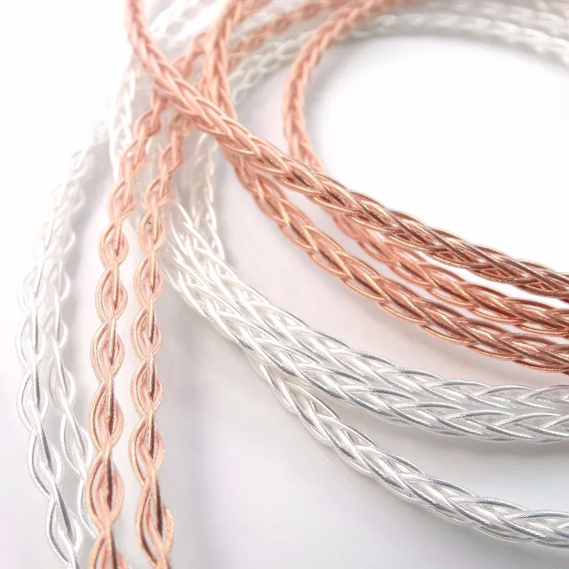 1.5M 8 แกน 5N PCOCC ทองแดงหูฟังอัพเกรดสำหรับ HD580 HD600 HD650 หูฟัง