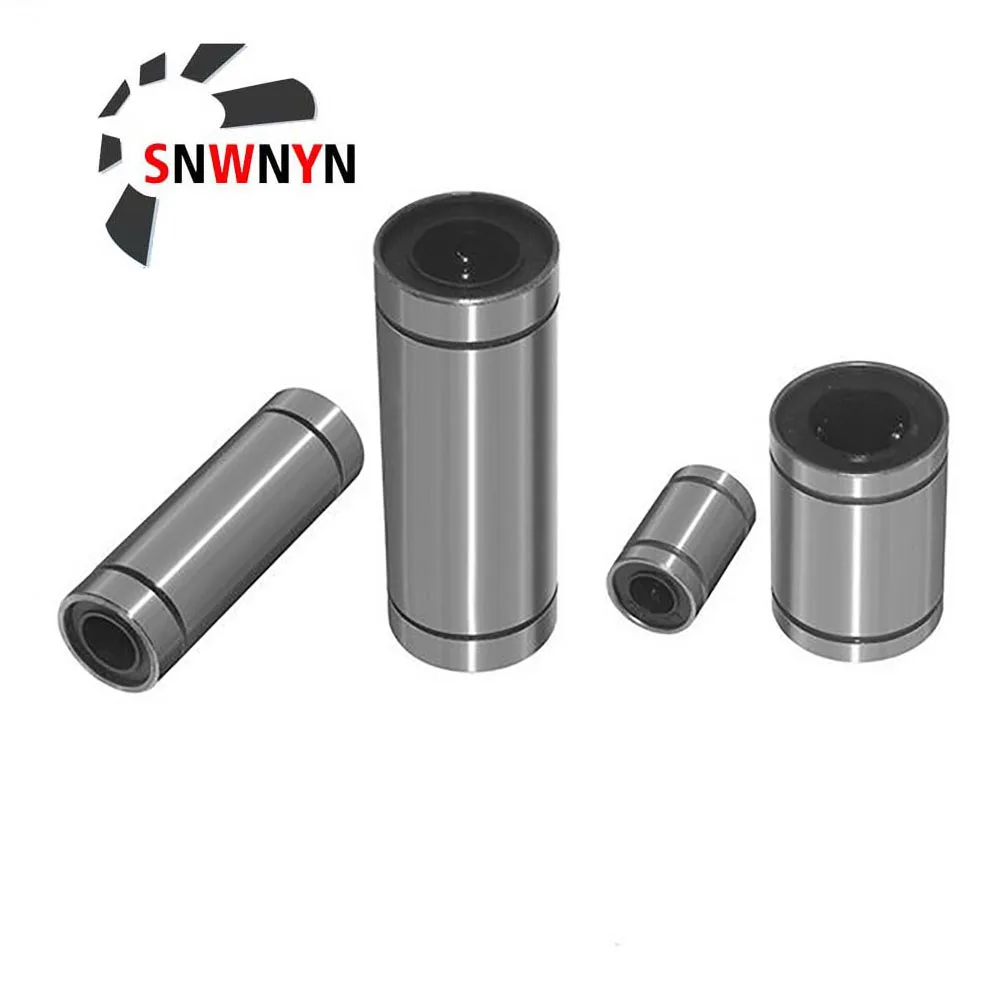 LM8UU LM10UU LM16UU LM6UU LM12UU LM3UU Boccola Lineare 8 millimetri CNC Cuscinetti Lineari Per Aste Liner Ferroviarie Albero Linear 3D stampanti Parti