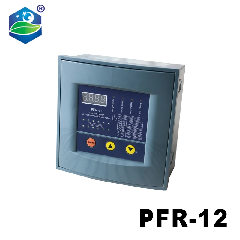 JKW58 PFR-12 power factor 380v 10steps 50/60Hz Reactive power automatic compensation controller capacitor for 50/60HZ