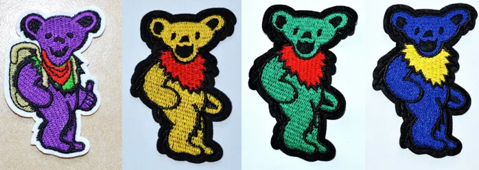 

GRATEFUL DEAD DANCING BEAR BAND DIY SEW IRON ON PATCH