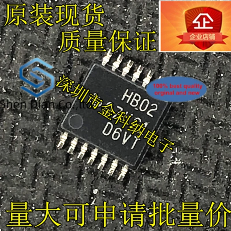 10pcs 100% orginal new in stock  SN74AHCT02PWR SMD dense foot TSSOP imported HB02 74AHCT02PW