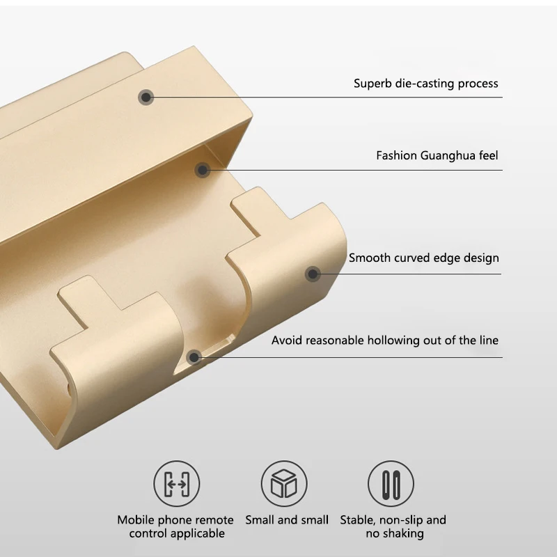 Avoir Paste Style Bracket Wall Mobile Phone Charging Stand Electrical Sockets Cellphone Shelf Key Storage Remote Control Storage