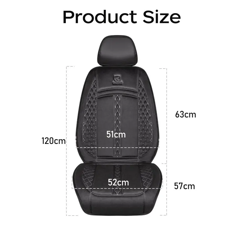 12V/24V Auto-Sitzheizung 120CM Verlängerte Beheizte Autositzauflage Warme Auto-Heizmatte Universelle Winter-Elektroheizung Sitzkissen – Detail 12