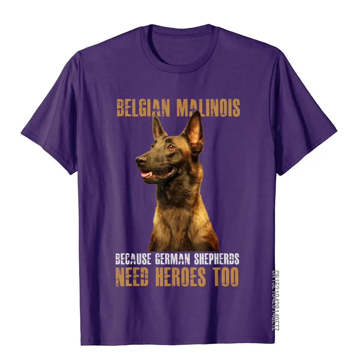 Belgian Malinois American Flag Funny T-Shirt Dog Gift T-Shirt Tops Shirt Fitted Gift Cotton Men\'s Top T-Shirts Fashionable