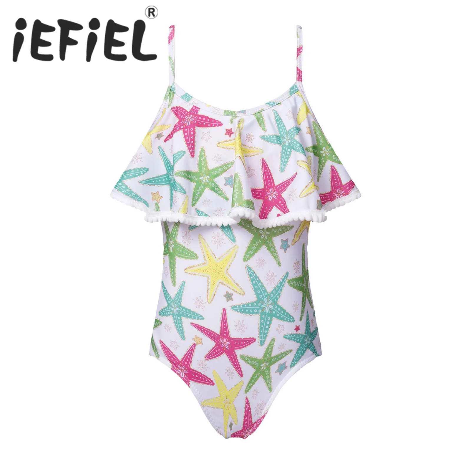 

Kids Girls Summer Swimwear Beachwear Floral Printed Bathing Suit Swimsuits One Piece Swimsuits Beachwear Summer Holidat Leotard