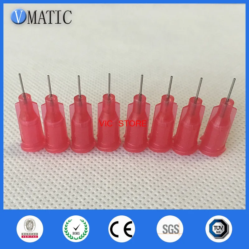 

Free Shipping Best Selling 100 Pcs 25G 1/4 Inch Stainless Steel Luer Lock Glue Dispensing Screw Syringe Needle Tips