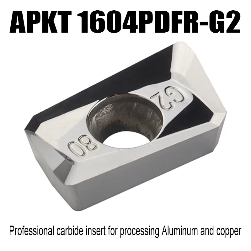 TuGe APKT1604 PDFR G2 faccia mills lama inserto fresa carburo di fresatura inserti 1604 per la lavorazione del legno, Alumium, di Rame