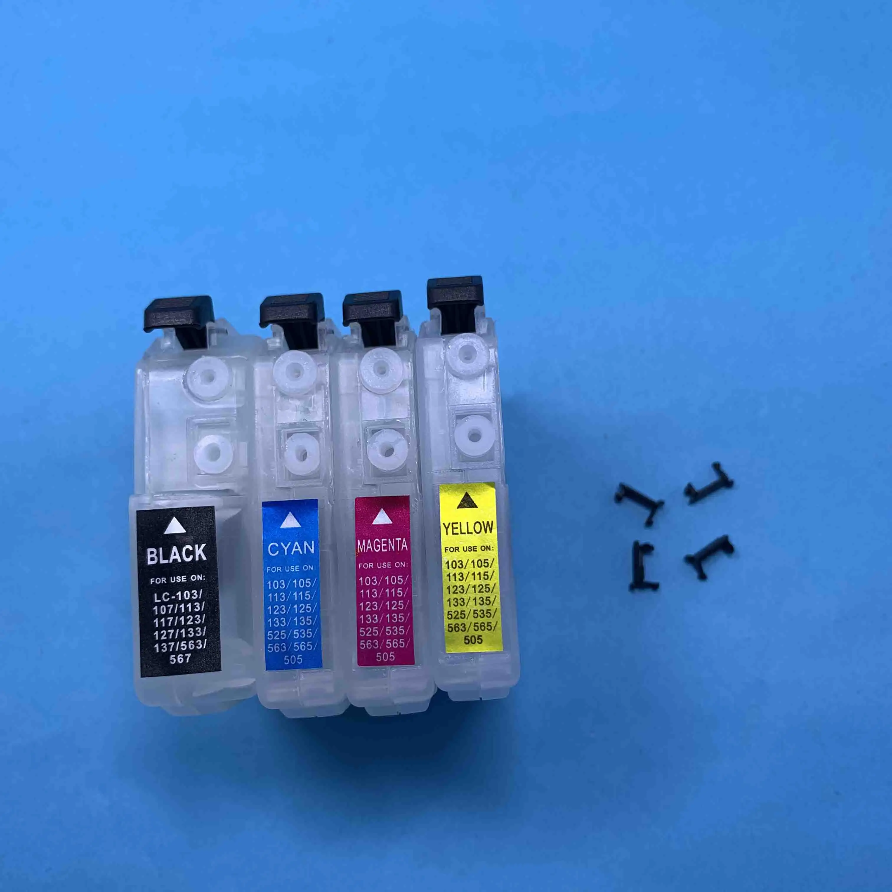 

YOTAT (No chip) CISS cartridge / refillable ink cartridge for Brother LC103 LC107 LC113 LC117 LC123 LC127 LC137 LC563 LC567