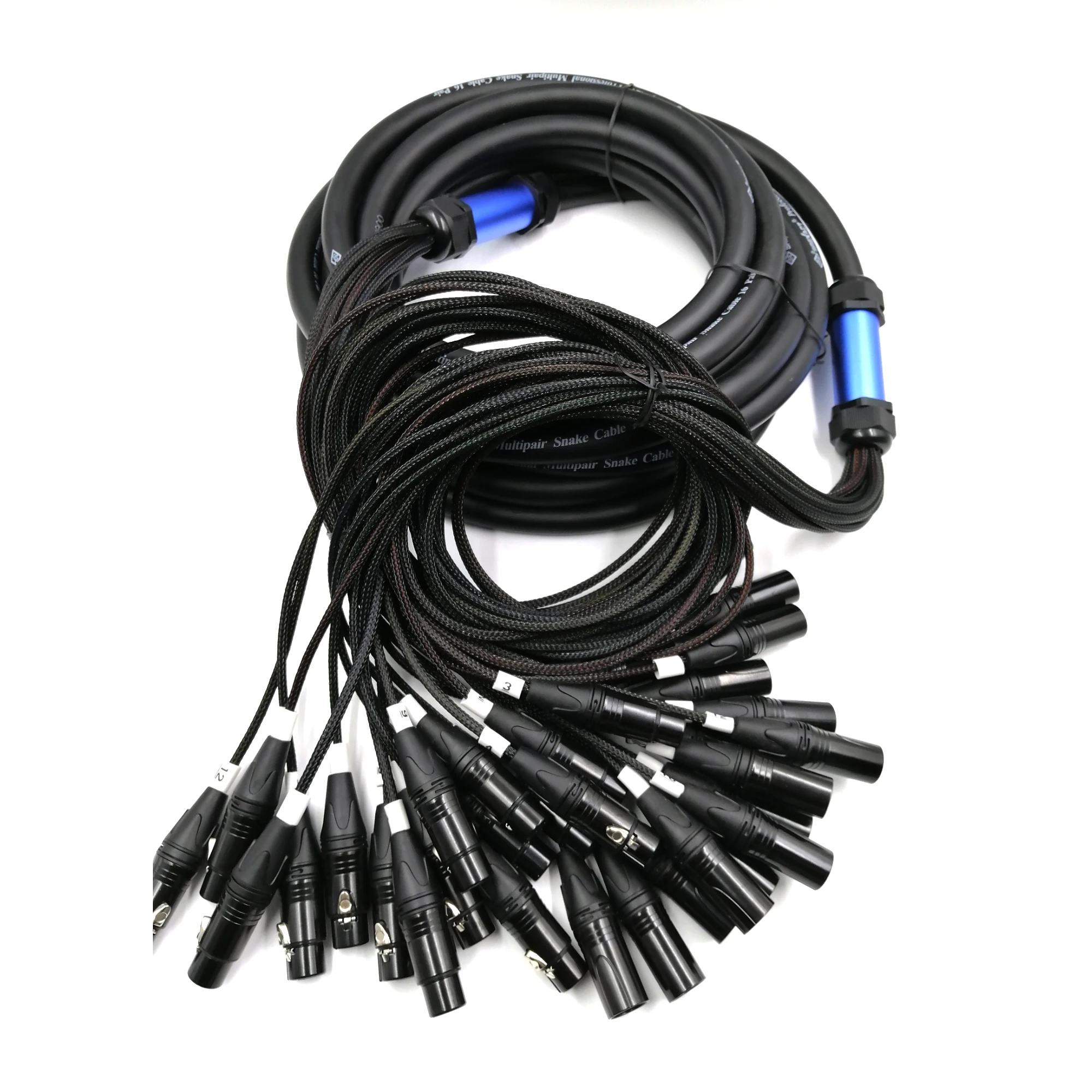 

16 Channel Snake Cable Audio XLR Snake Cable Multi-channel Audio cable car Stage Lighting Transmission Signal Cable