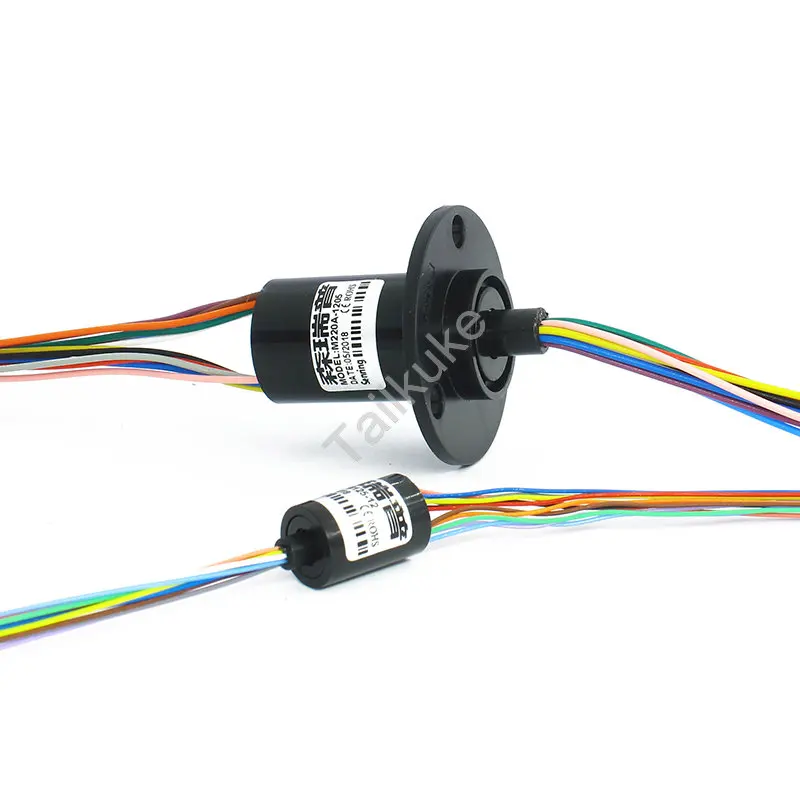 High current slip ring 2/3/4/6/8 way 12/24 ring 5A ~ 50A brush conductive slip ring collector ring