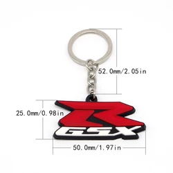 Motorcycle Keychain Key Ring Key Holder For suzuki sv1000 gixxer gsxr 1000 k7 gsx250r drz 400 sv 1000 katana 750 gsxr 750