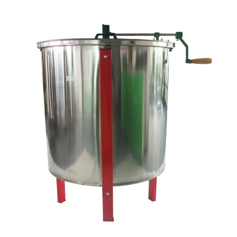 6 Frames Manual Control Honey Extractor Apiary Centrifuge Honey Bucket Beekeeping Tools High Quality Stainless Steel