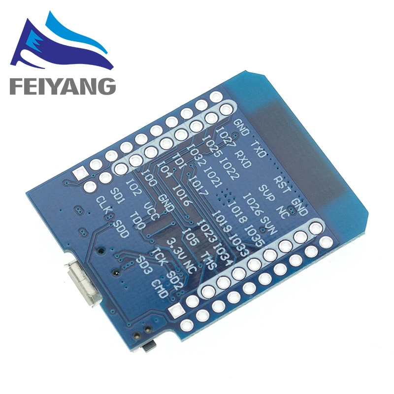 For Wemos Mini D1 ESP8266 ESP32 ESP-32S WIFI Bluetooth CP2104 Development Board Module For Arduino With Pins