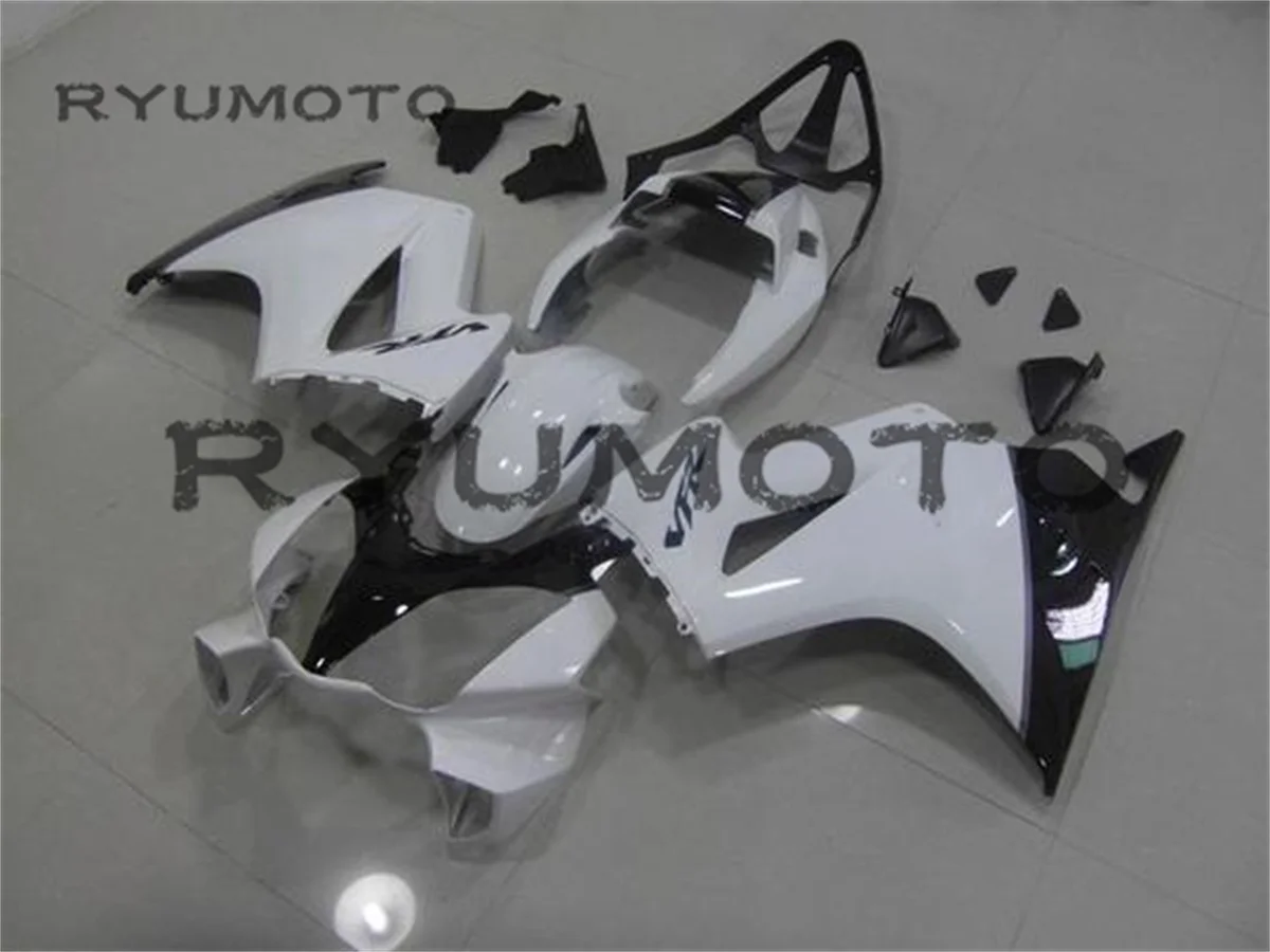 ABS Motorcycle Injection Mold Fairings Kit Fit For Vfr800 VFR 800 02 03 04 05 06 07 08 09 10 11 12 Bodywork fairing white