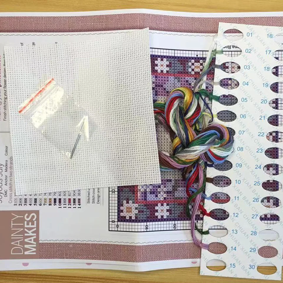 ZZ2408 zestaw do szycia nie drukowane Cross Stitch zestaw malarski krzyż zestaw do szycia ścieg haft zestaw zestaw do szycia krzyż