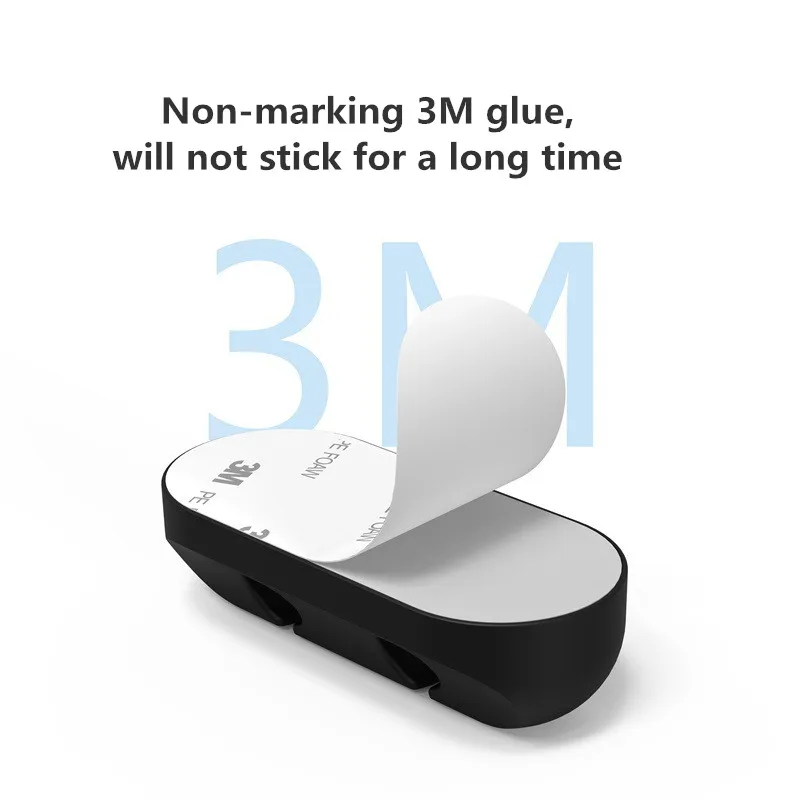 Cable Organizer Silicone USB Cable type c Winder Desktop Tidy Management Clips Cable Holder for Mouse Headphone Wire