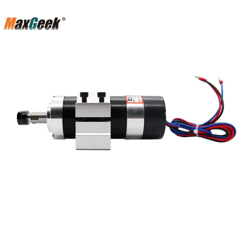 Maxgeeker11 bldc 500w controlador driver do motor máquina de gravura eixo principal estacionário fixação cnc pcb comutação fonte alimentação