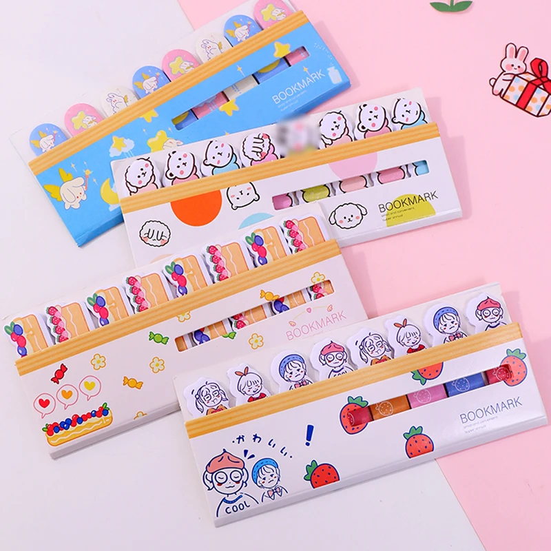 1Pcs Cartoon Leuke Anime Memo Pad Sticky Notes Student Briefpapier Index Planner Bericht Papier Sticker Memo Tags