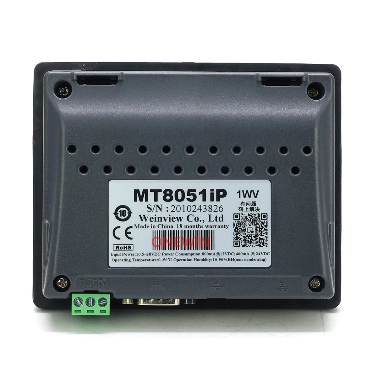 Weinview Mt8052ip Hmi Touchscreen Vervangen Mt8051ip 4.3 Inch Usb Ethernet Mens Machine Interface Display