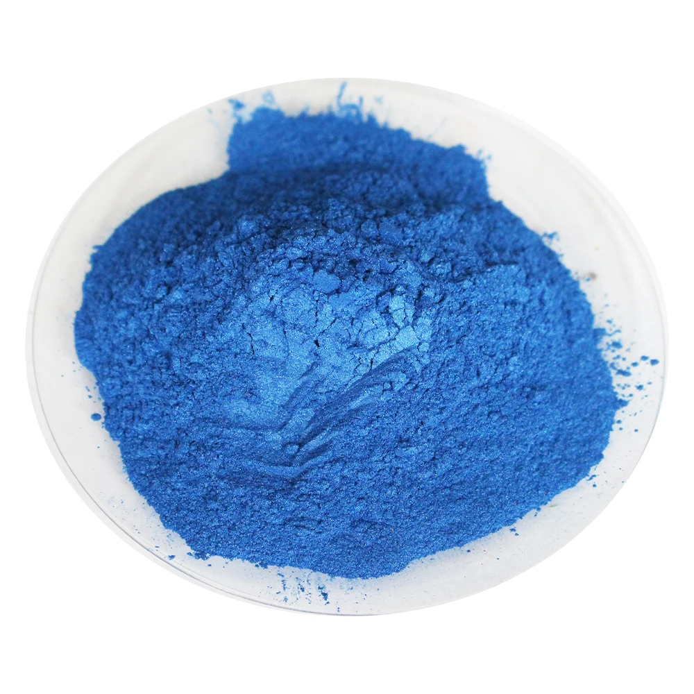 Deep Blue Pearl Powder Pigment Mineral Mica Powder DIY Dye Colorant for Soap Automotive Art Crafts M