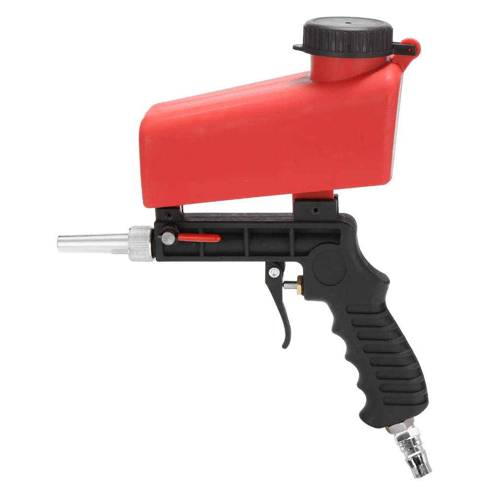 

Portable manual sandblasting gun Pneumatic sandblasting Air pump rust removal spray tool