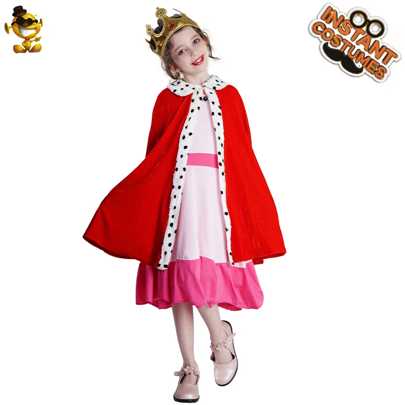 

Kids King Cloak Costumes Child Party Fancy Dress Cosplay King Outfits Birthday Party Children Clothes