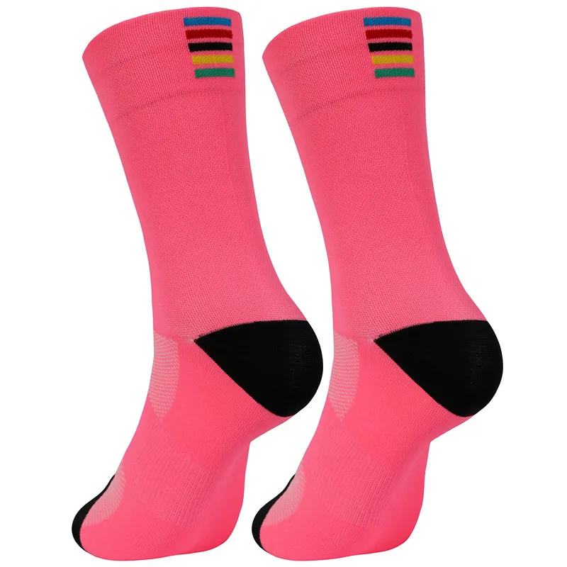 Bmambas Professional Brand Sport Socks Breathable Road Bicycle Socks Men and Women Outdoor Sports Racing Cycling Socks