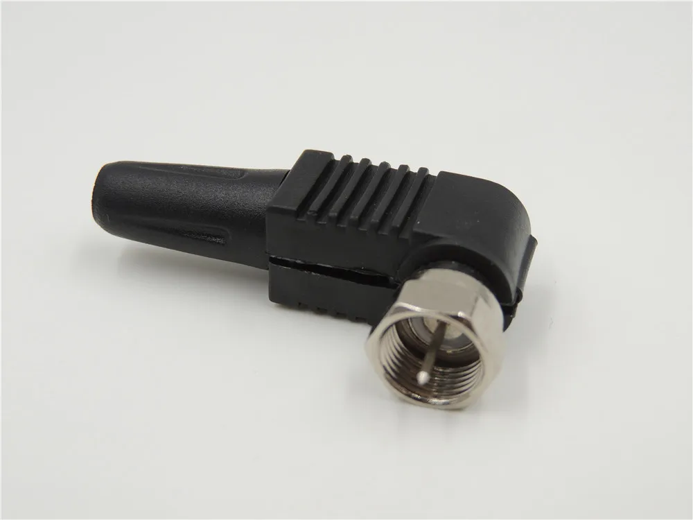 F Type Haakse 90 Graden Male Soldeer Connector