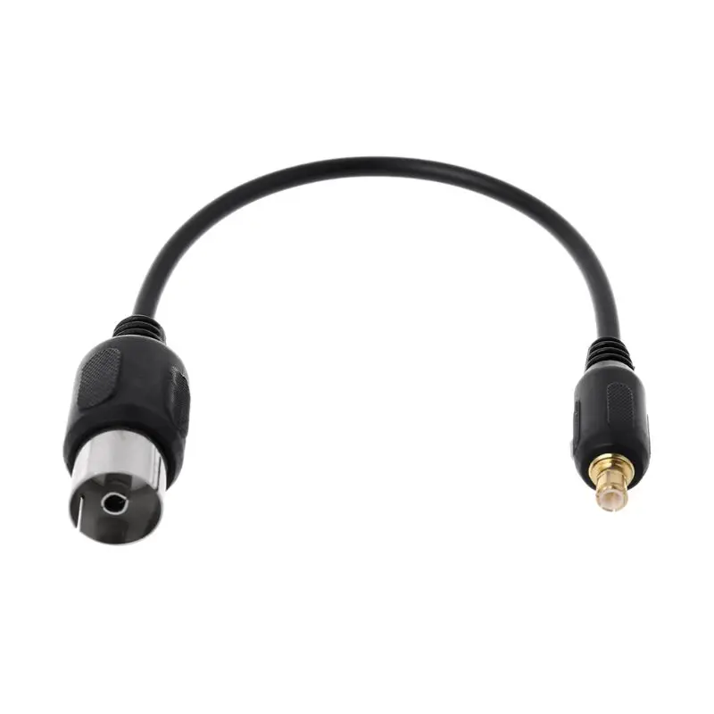 Female IEC to Male MCX Antenna Pigtail Cable Cord Adapter Connector Line for USB TV Tuner DVB-T 13cm Length