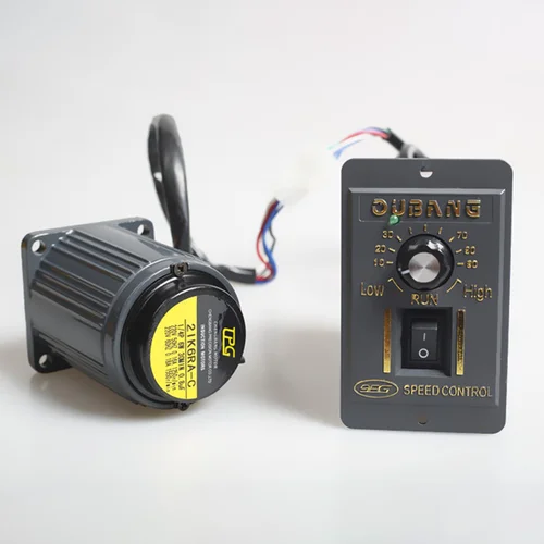 Imagen 2 del producto Motor de eje óptico de 6W, 110V, 220V CA con regulador de velocidad, Motor duradero de alto par CW CCW 2IK6RA-A 2IK6RA-C