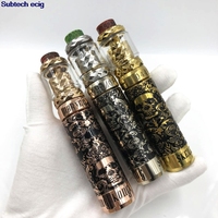 E cigarettes Mechanical Mod Kit Marvec Skeleton King Kong Mod Vape 26mm with Priest RTA Fit 18650 20700 21700 Battery Ecig Mods