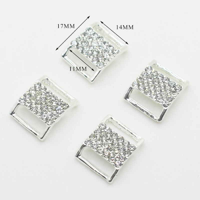 ZMASEY Alloy 14*17mm eight characters Buckles 10pcs/lot Metal Buckles for Wedding Belt Craft Ribbon Accesories Decoration