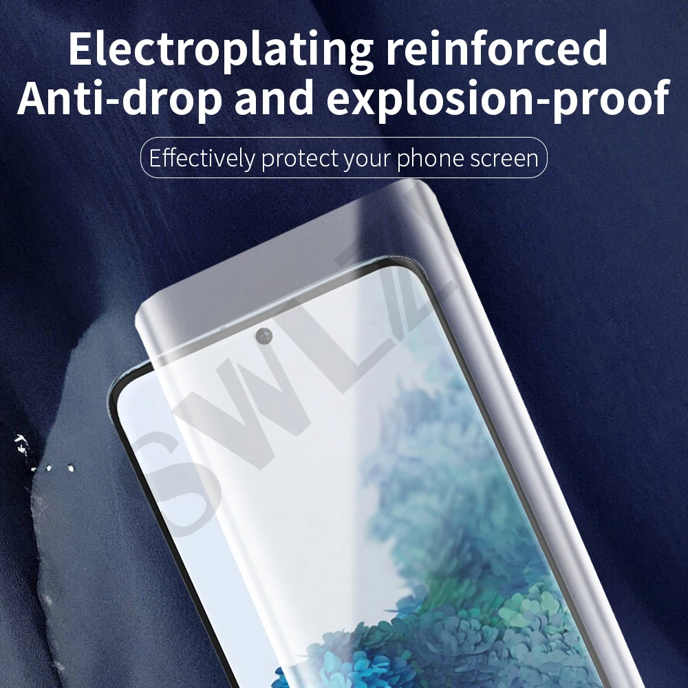 5-1Pcs on the tempered glass for Samsung Galaxy s20 plus s21 FE 5G ultra phone screen protector protective filme