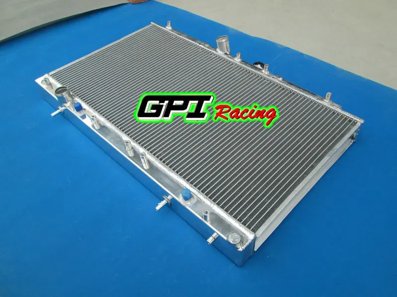 56mm Aluminum radiator for Mitsubishi Galant VR4 EC5A / EC5W 6A13TT 1996-2003 1997 1998 1999 2000 2001 2002