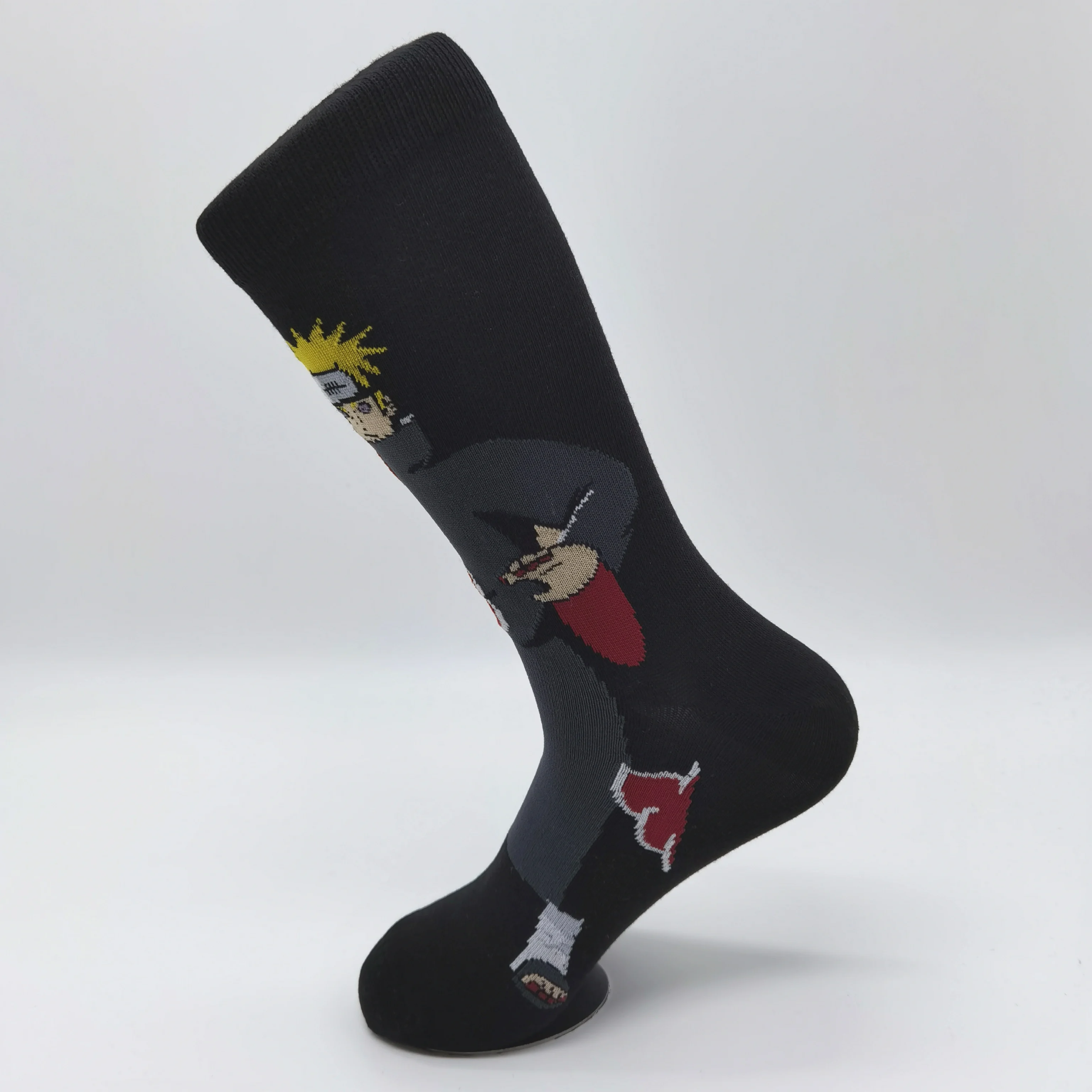 10 Pairs/Pack Men Women Cartoon Long Socks Happy Anime Funny Socks Hip Hop Cool Street Fashion Comfortable Cotton Crew Socks