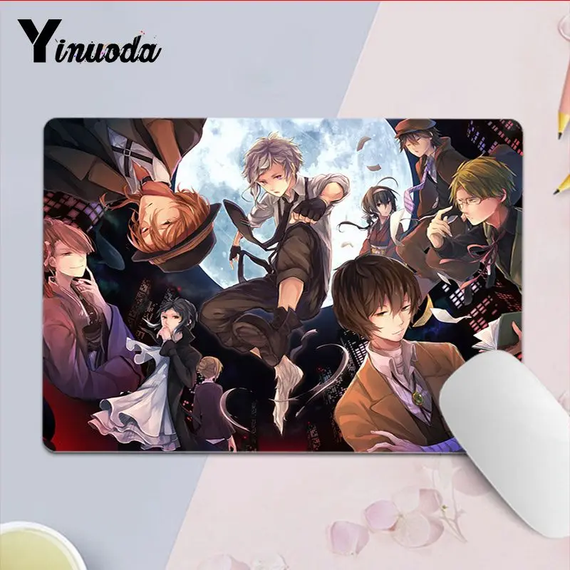 Dazai bungou stray dogs anime Non Slip PC Unique Game Mousepad Size for Deak Mat for overwatch csgo world of warcraft