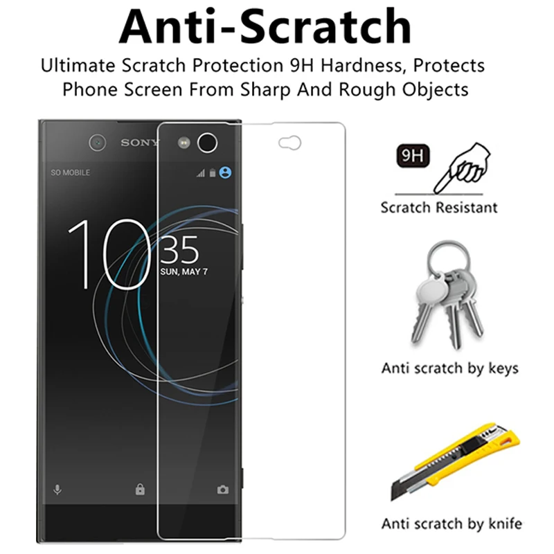 2PCS Tempered Glass For Sony Xperia Z Z1 Z2 Z3 Z4 Z5 Premium Screen Protector For Sony Xperia Z1 Z3 Z5 Compact C3 C5 M2 L1 L2 L3