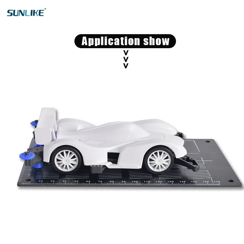 2mm HG węgla płyta pilśniowa/włókna szklanego/stopu aluminium własna Tamiya Mini 4wd narzędzie ustawienie pokładzie używane do testowania długości