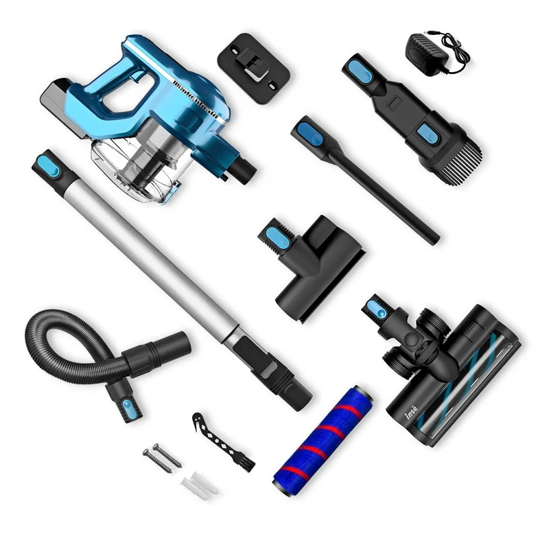 Cordless Vacuum Cleaner 250W 23Kpa Brushless High Suction Vacuum, Up to 45 Mins Max Runtime 2500mAh Rechargeable Battery