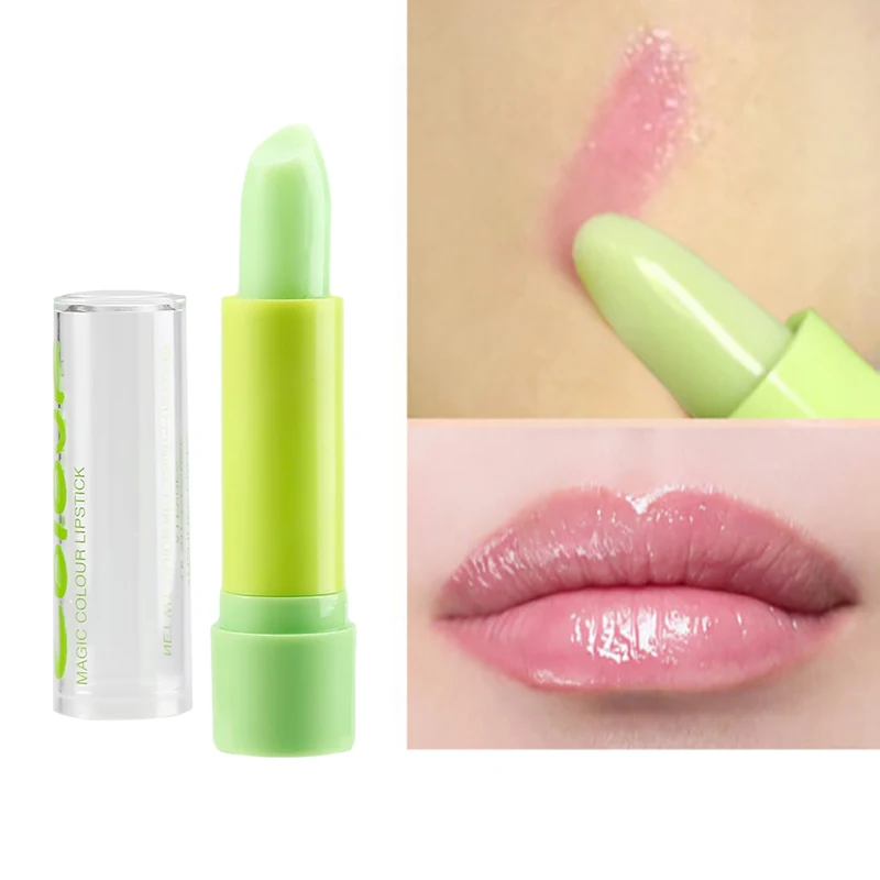 1 ~ 10 Stück Lippen balsam Gelee Blume Farbe Temperatur änderung Lippenstift lang anhaltendes Make-up feuchtigkeit spendender wasserdichter Lippenstift