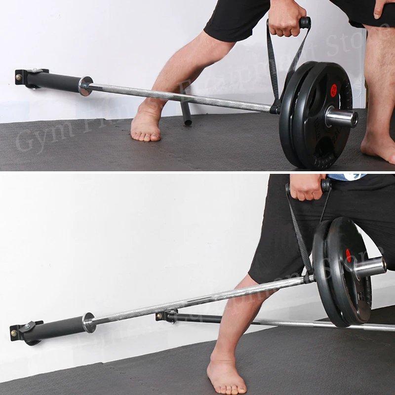 Wall Mount Fitness T-bar Row Plate Post Insert Landmines For Home Gym 50mm Barbell Deadlift Workout Strength Training Attachment