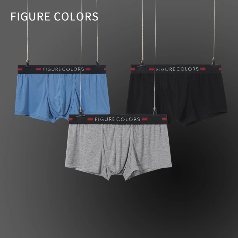 

FIGURE COLORS Men's boxer underwear with modal fabric