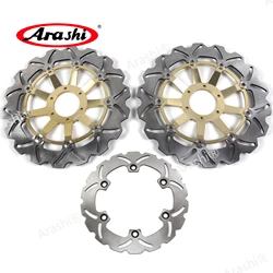 Arashi For HONDA XLV VARADERO ABS 1000 2004 - 2011 CNC Floating Front Rear Brake Disc Rotors XLV1000 2005 2006 2007 2008