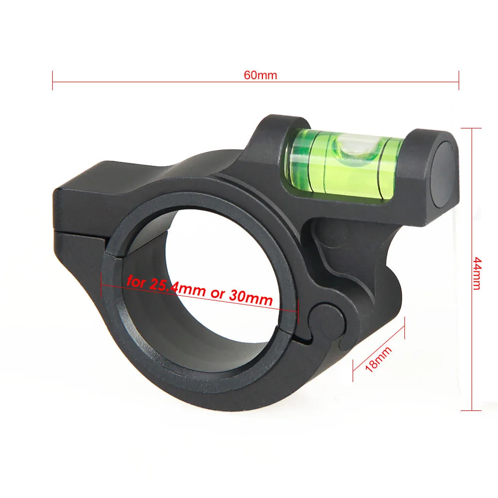 PPT Bubble Level Rifle Scope Mount Tactical 25.4 To 30mm Airsoft GUN Diameter 6061-T6 Aircraft Aluminum Scope Mount  OS24-0175