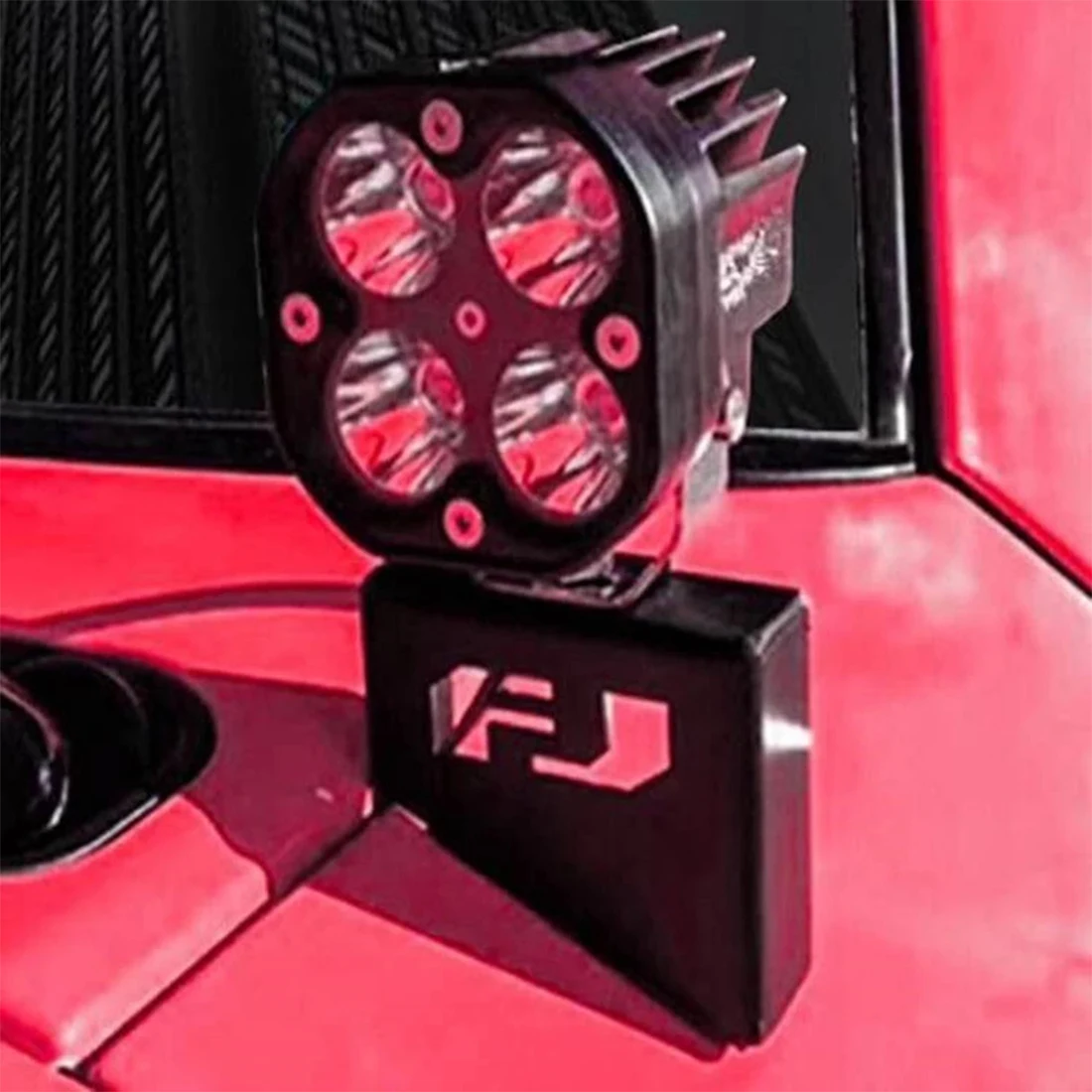 บานพับ Ditch LED Light Mount Bracket สําหรับ Toyota 2016-2021 Tacoma 3rd Gen Offroad Hood Pod Work Light Mount วงเล็บ