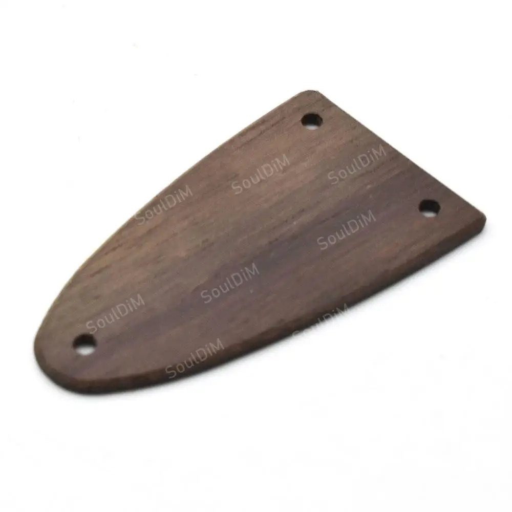 Rosewood Truss Rod Cover 3 hole Wooden Guitar Neck Cover for LP Electric Guitar Accessory Adjuster Cover Holder